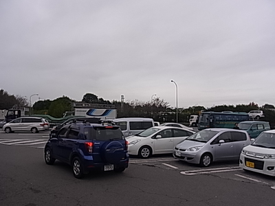 甘楽パーキングエリアの駐車場